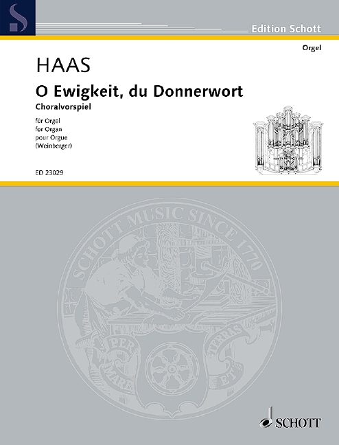 Front Cover Image O Ewigkeit, du Donnerwort 