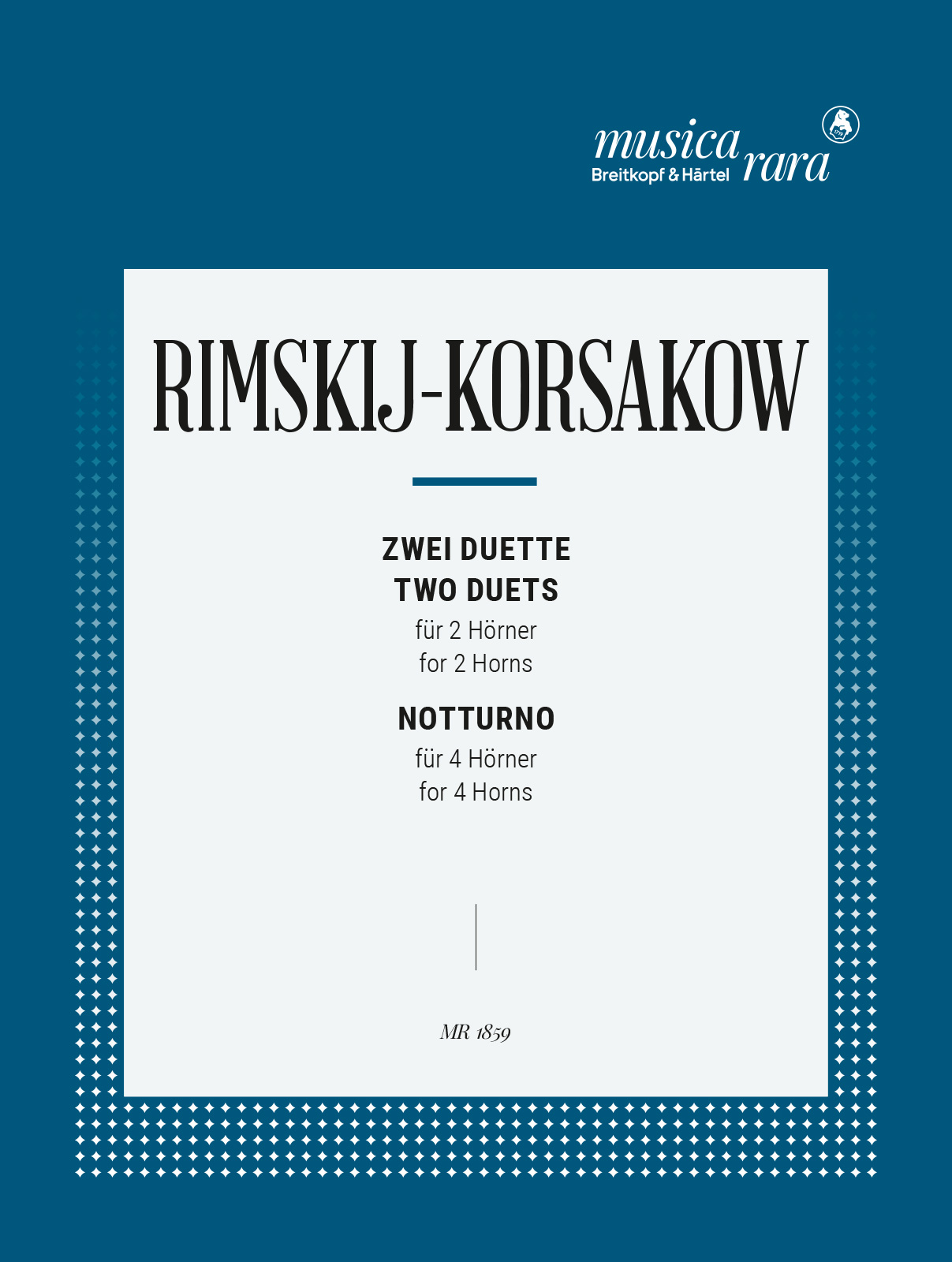 Front Cover Image Zwei Duette, Notturno
