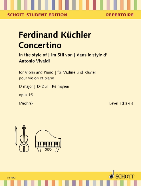 Front Cover Image Concertino D-Dur op. 15 