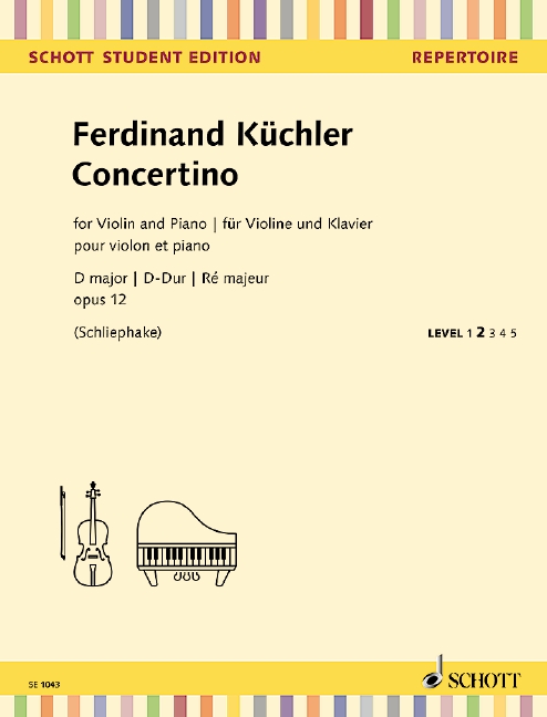 Front Cover Image Concertino D-Dur op. 12 
