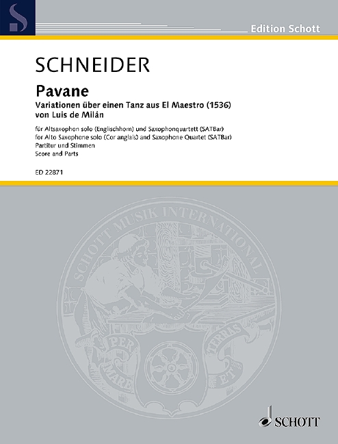 Front Cover Image Pavane 