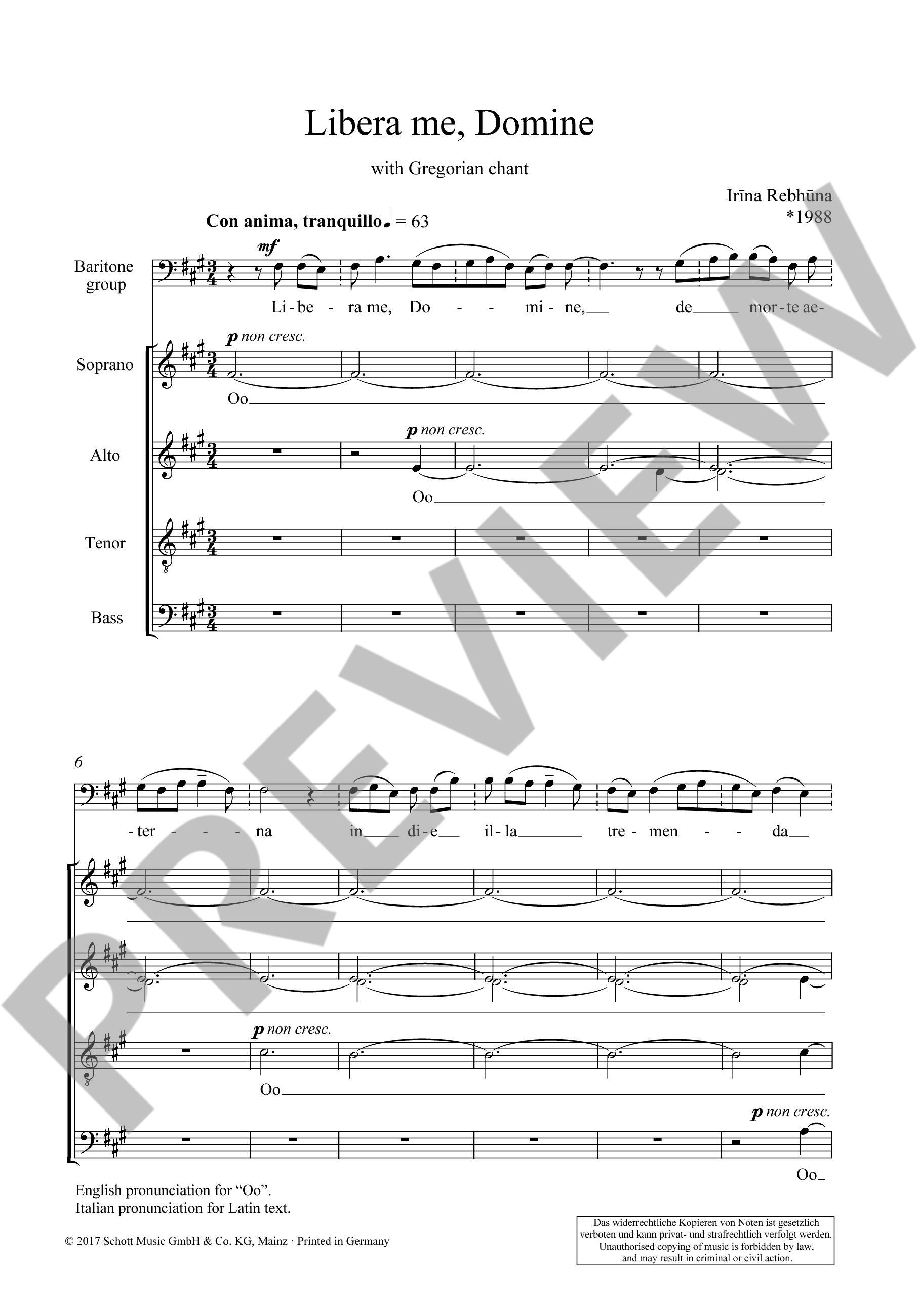 Other Cover Image Libera me, Domine 