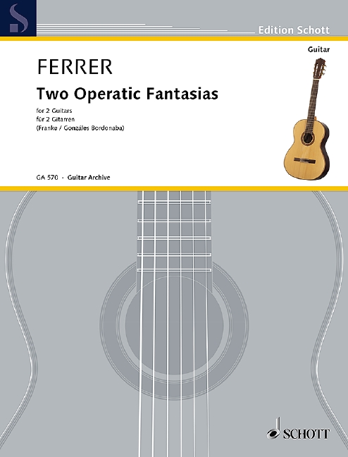 Front Cover Image Two Operatic Fantasias 