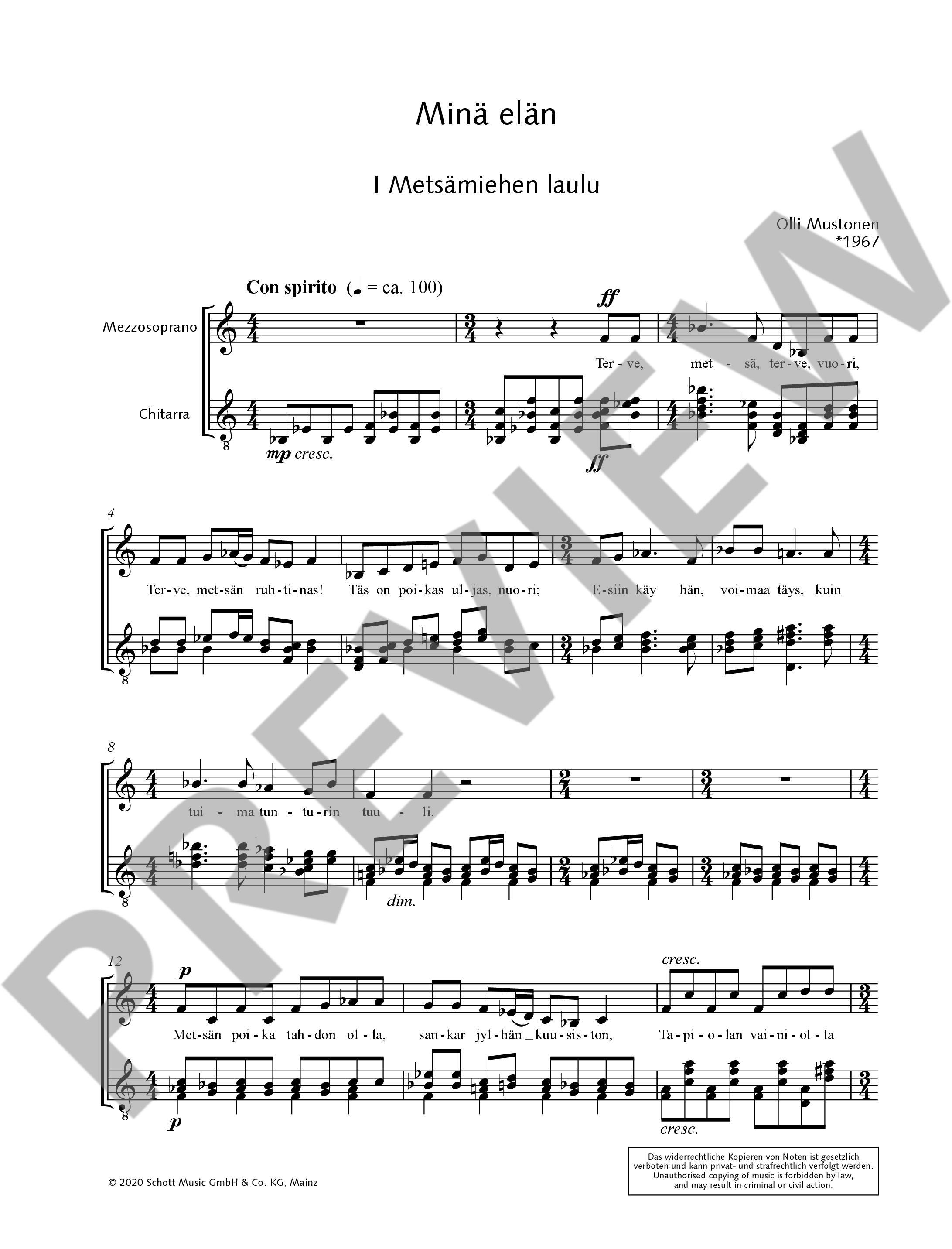 Other Cover Image Minä elän (I am alive) 
