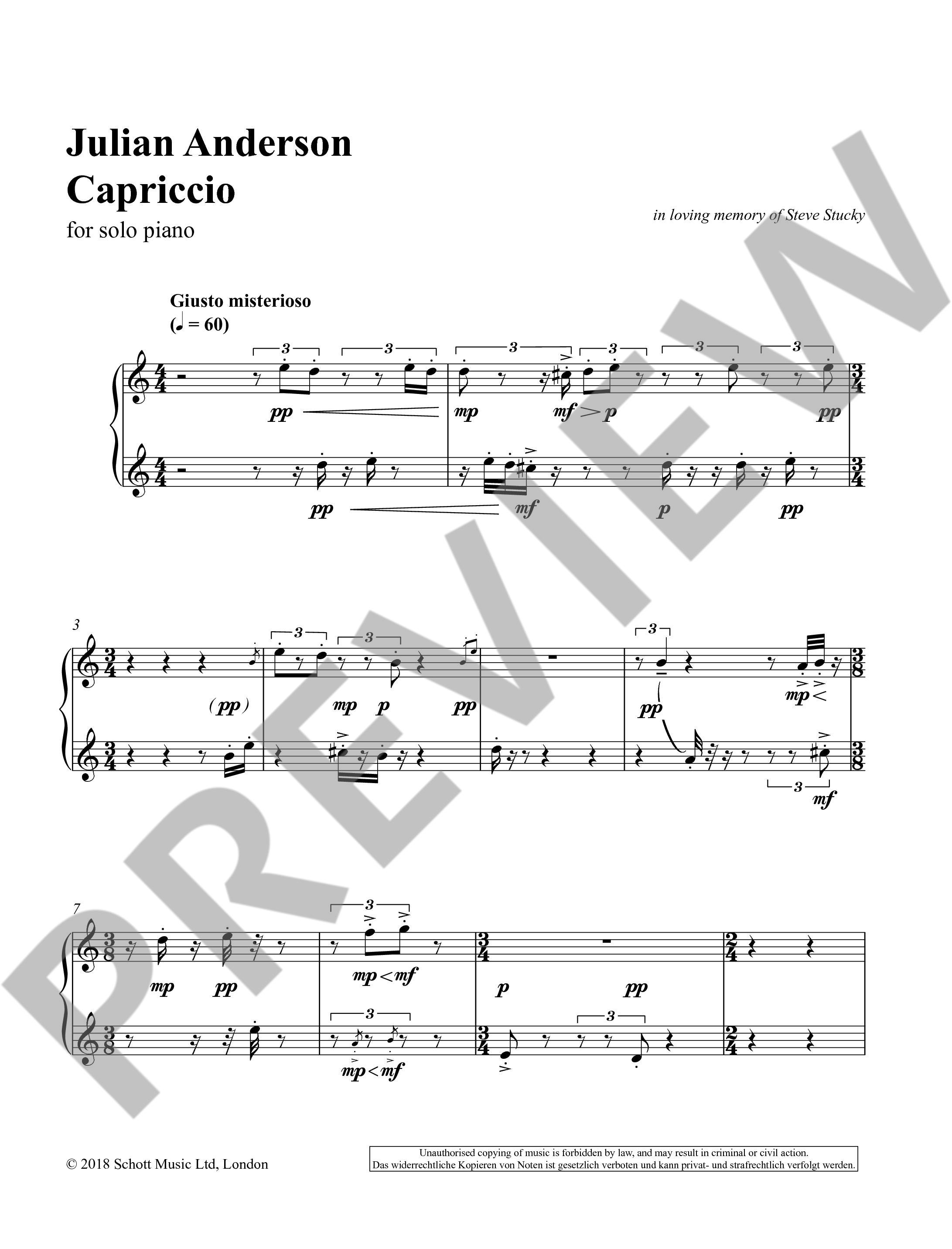 Other Cover Image Capriccio 