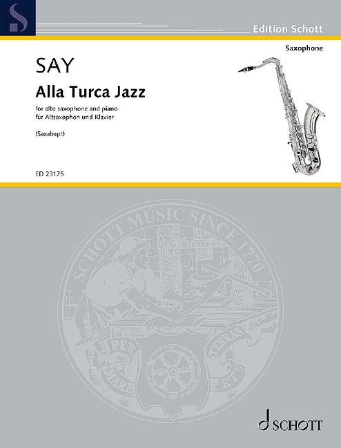 Front Cover Image Alla Turca Jazz op. 5b 