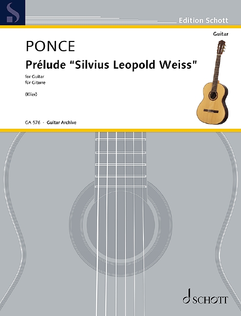 Front Cover Image Prélude "Silvius Leopold Weiss" 