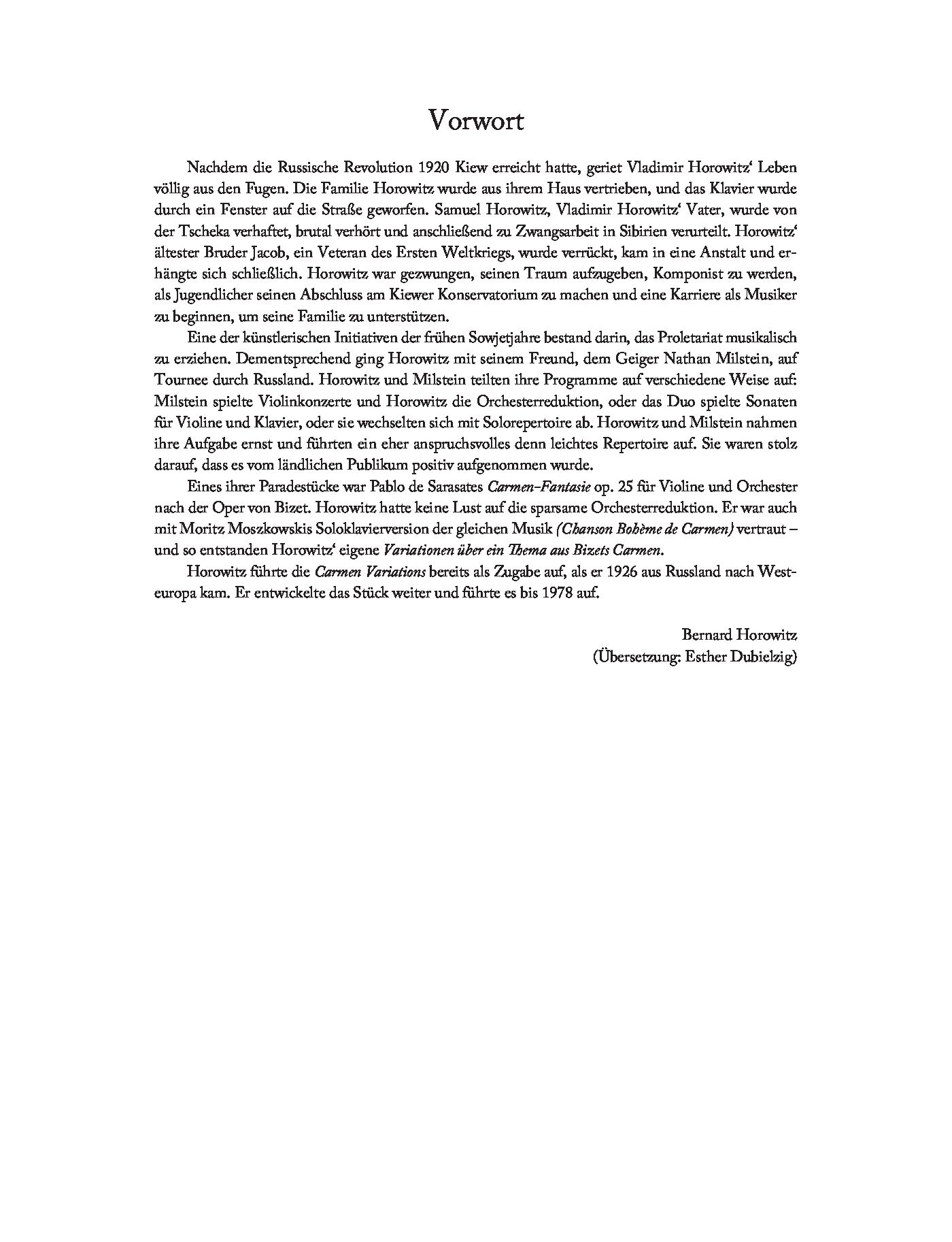 Other Cover Image Carmen Variations 