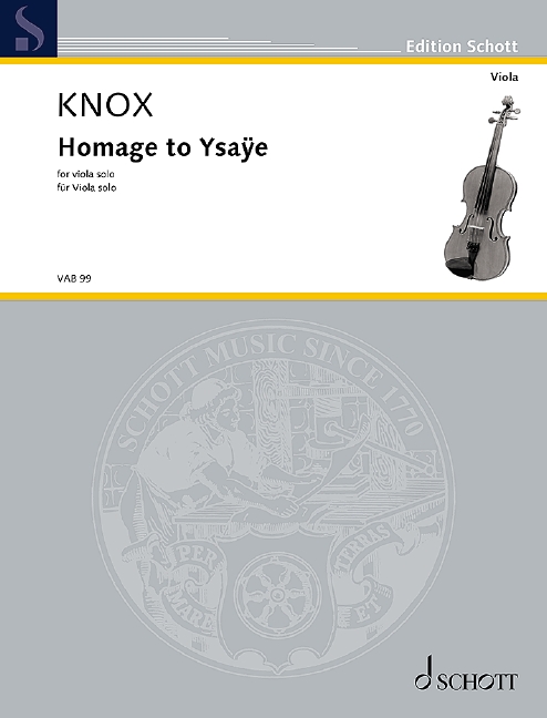 Front Cover Image Homage to Ysaÿe 