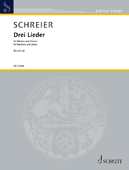 Front Cover Image Drei Lieder 