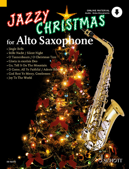 Front Cover Image Jazzy Christmas for Alto Saxophone 