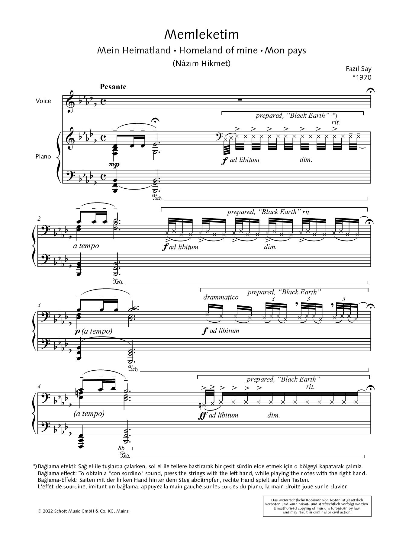 Other Cover Image Memleketim op. 5 Nr. 9 