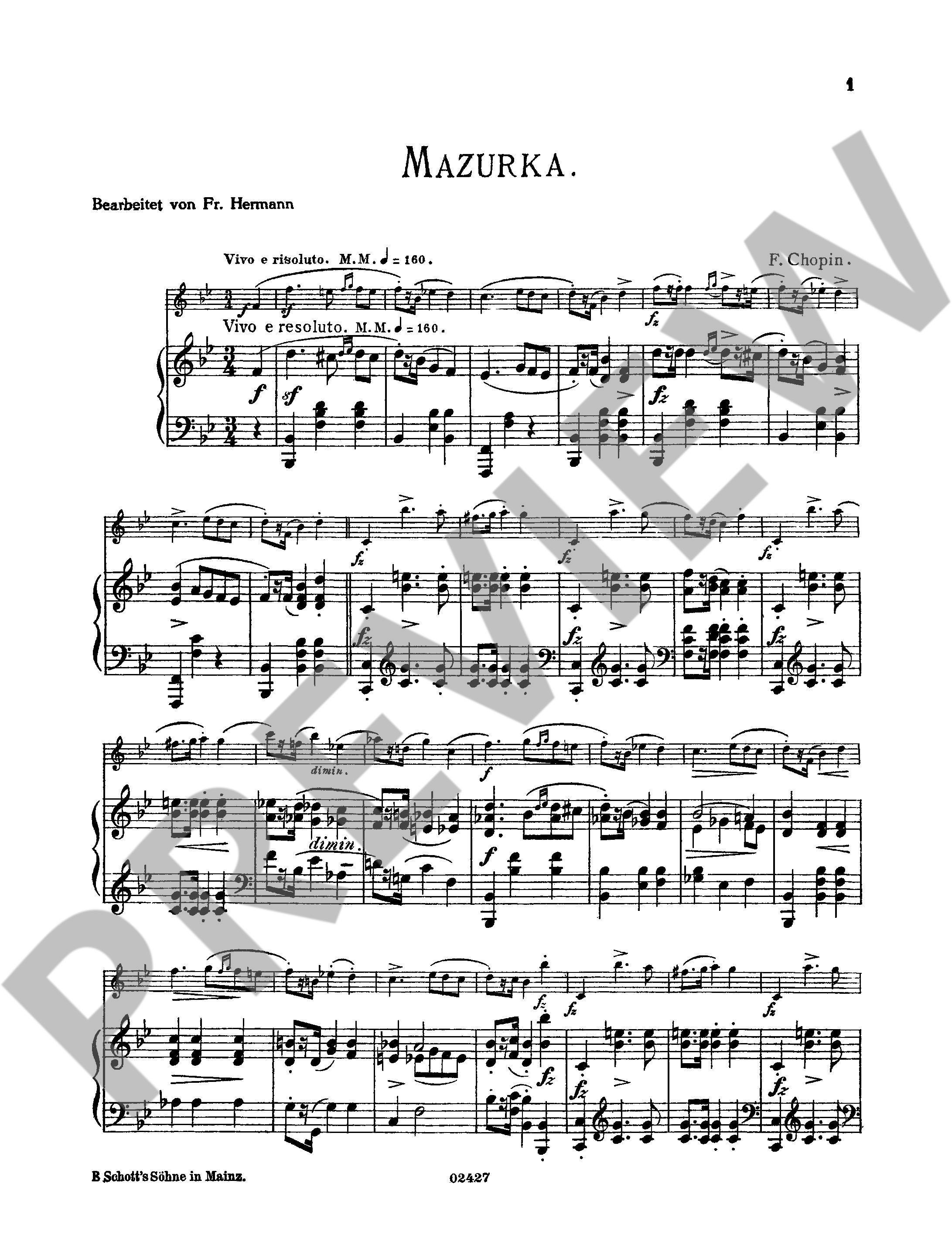 Other Cover Image Mazurka op. 17/1 