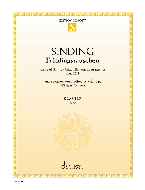 Front Cover Image Frühlingsrauschen op. 32/3 