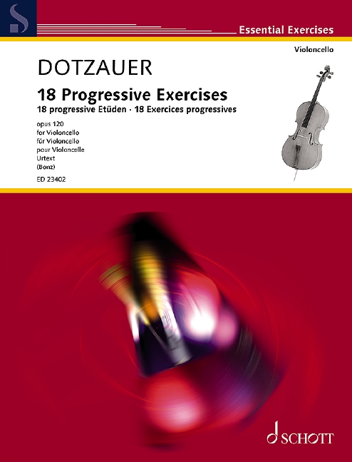 Front Cover Image 18 progressive Etüden op. 120 