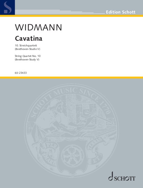 Front Cover Image Cavatina