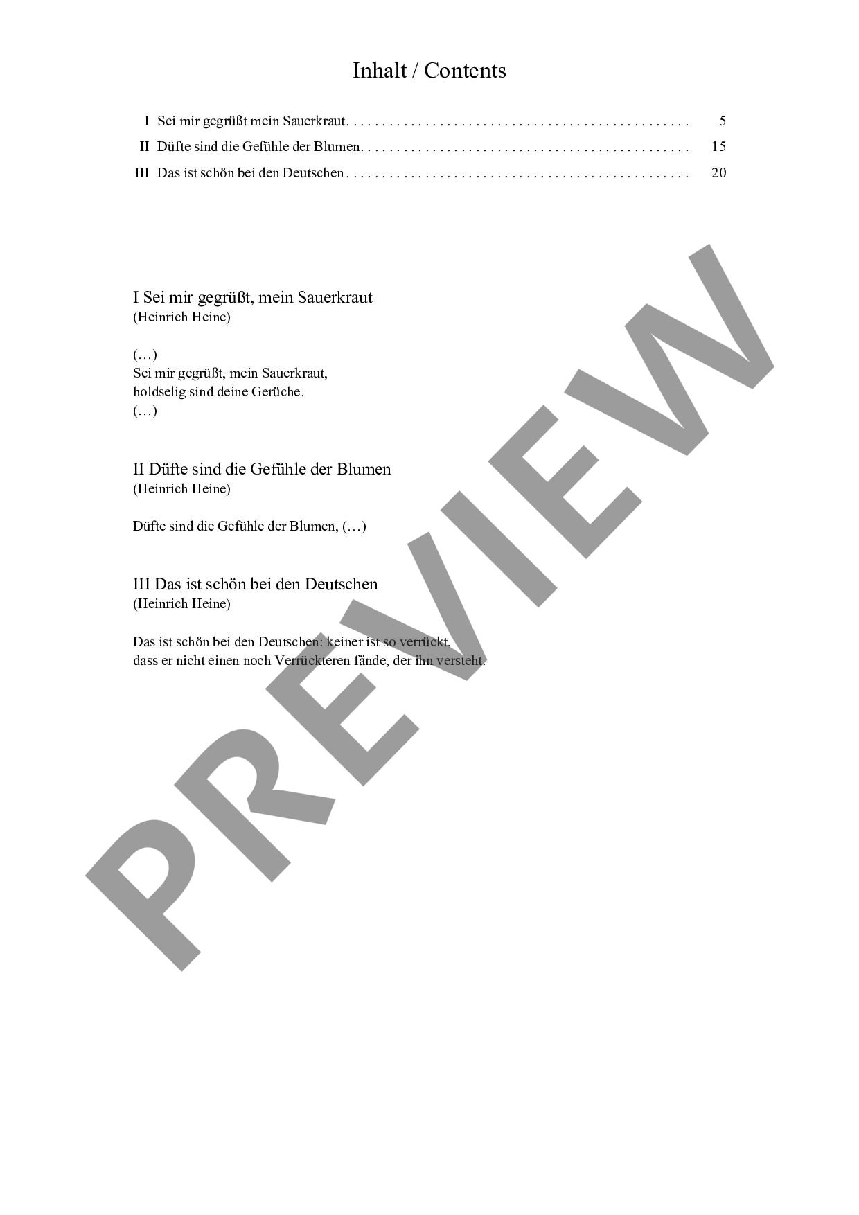 Other Cover Image Drei Aphorismen von Heinrich Heine