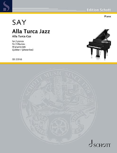Front Cover Image Alla Turca Jazz op. 5b 