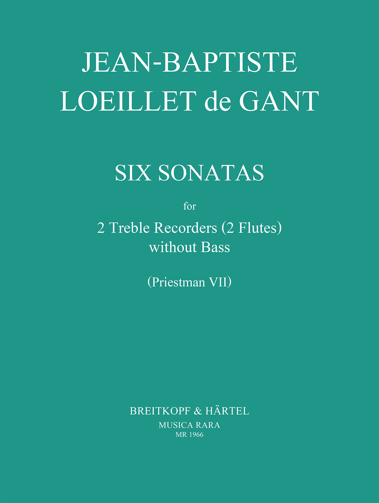 Front Cover Image Sechs Sonaten
