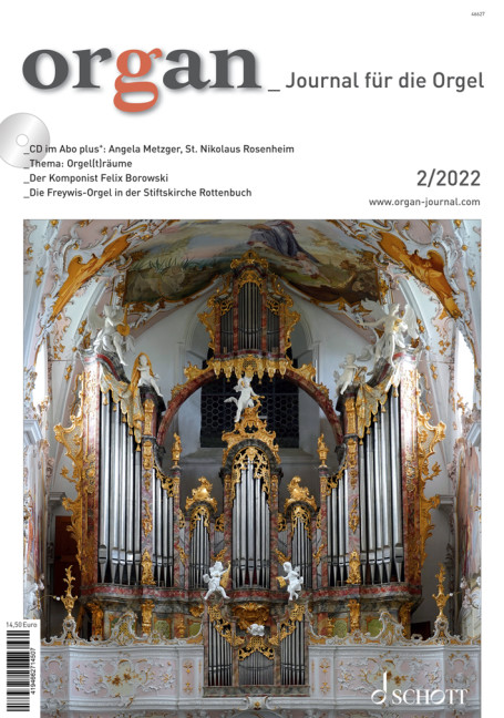 Front Cover Image organ - Journal für die Orgel 2022/02 