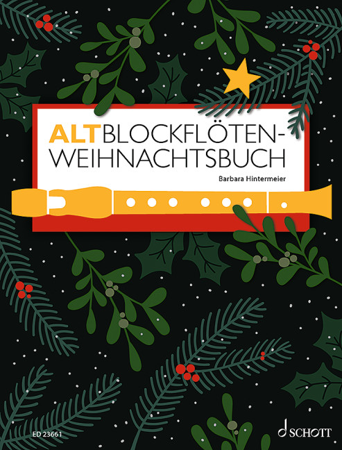 Front Cover Image Altblockflöten-Weihnachtsbuch 