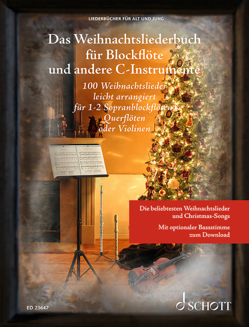 Front Cover Image Das Weihnachtsliederbuch für Blockflöte und andere C-Instrumente 