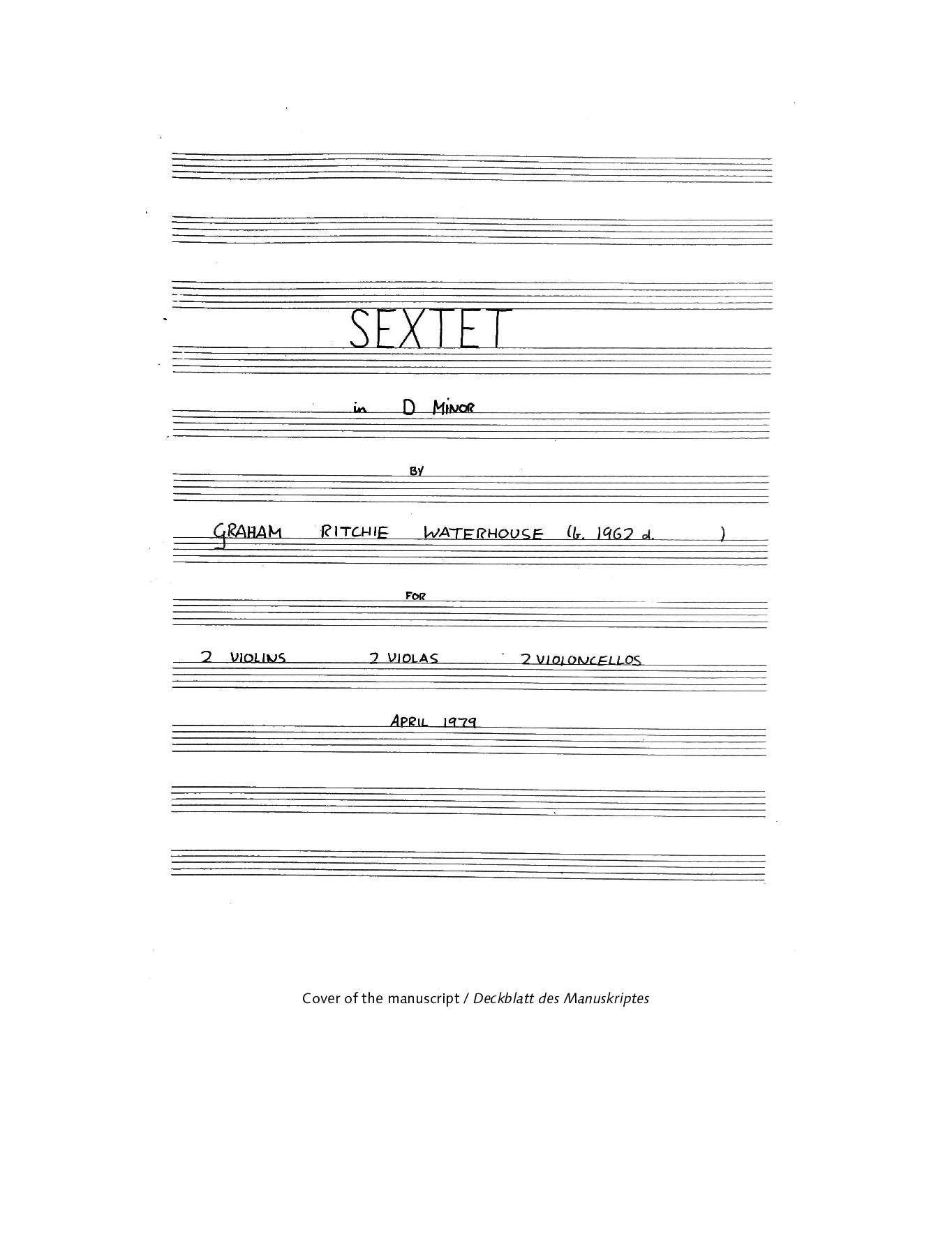 Other Cover Image Streichsextett op. 1 op. 1 