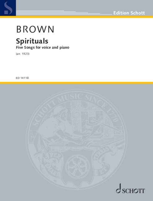 Front Cover Image Spirituals 