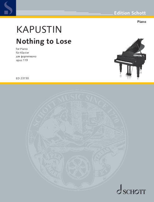 Front Cover Image Nothing to Lose op. 119 