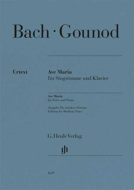 Front Cover Image Ave Maria für Singstimme und Klavier