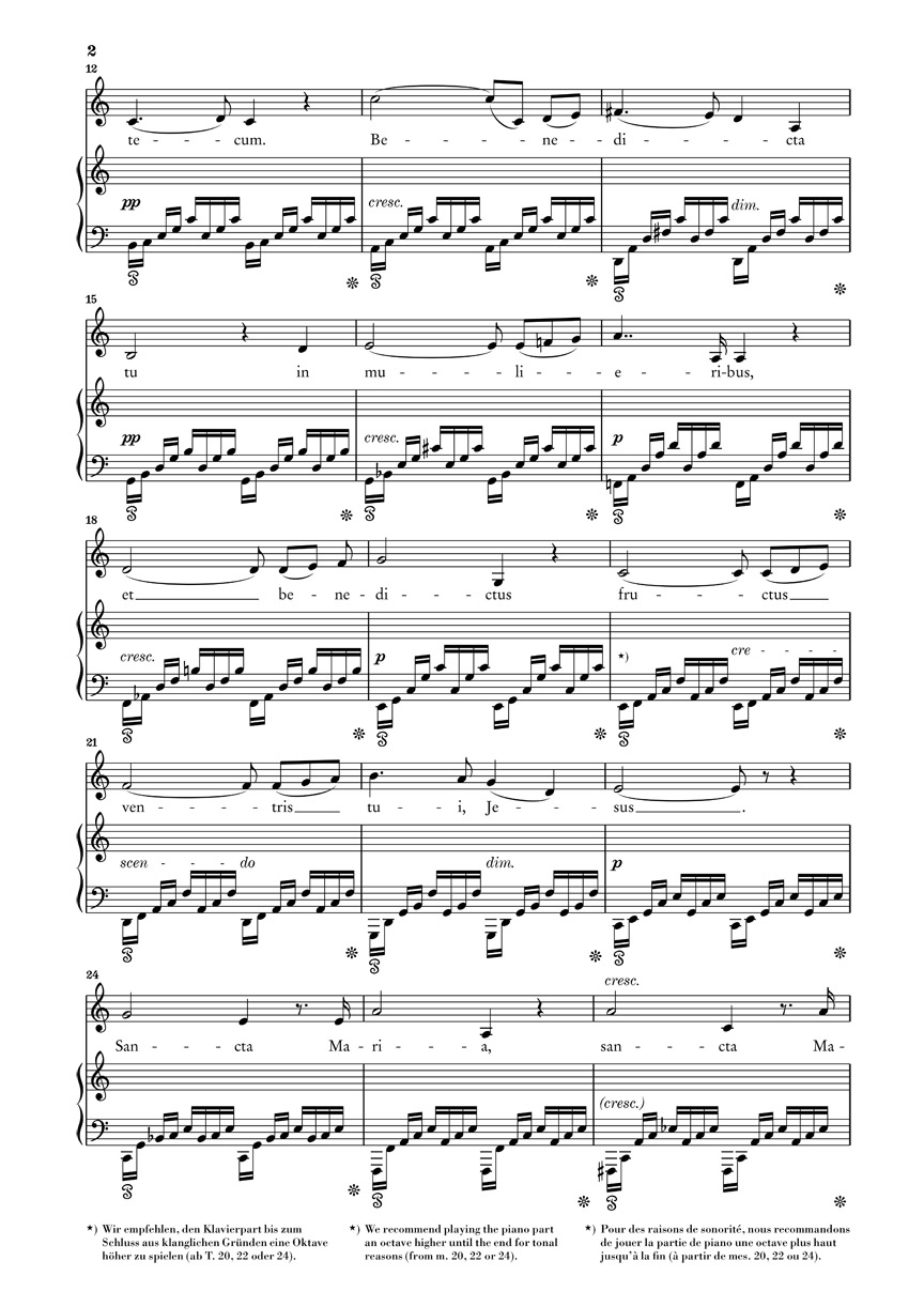 Other Cover Image Ave Maria für Singstimme und Klavier