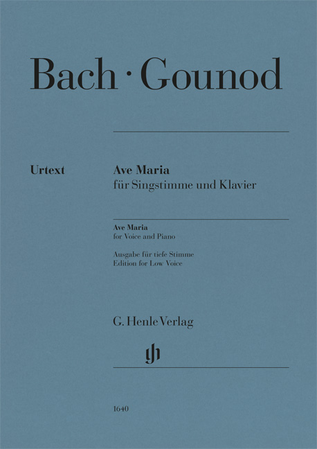 Front Cover Image Ave Maria für Singstimme und Klavier