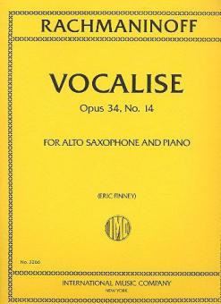 Front Cover Image Vocalise op. 34/14 