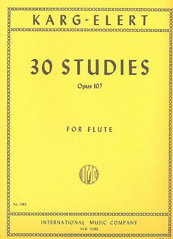 Front Cover Image 30 Studies op. 107 