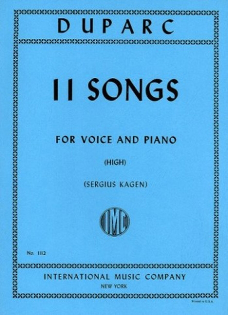 Front Cover Image 11 Songs 