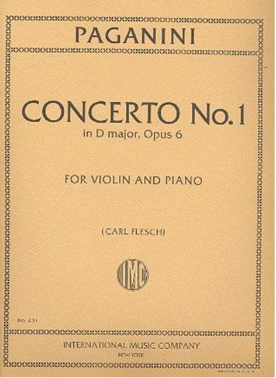 Front Cover Image Violin Concerto No.1 D major op.6 