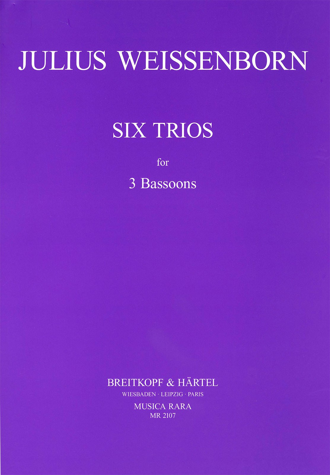 Front Cover Image Sechs Trios