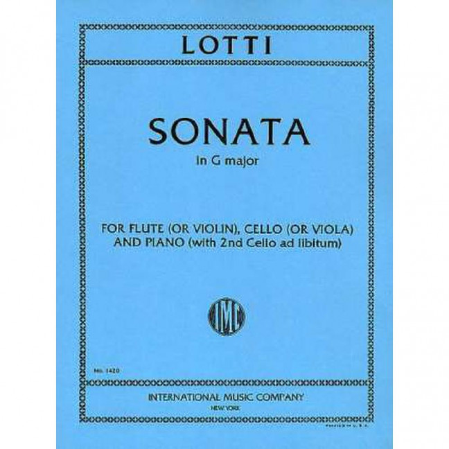 Front Cover Image Sonata G major 