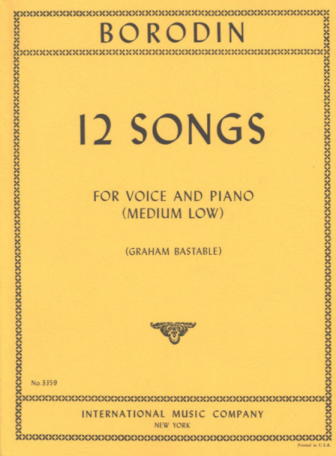 Front Cover Image 12 Songs 