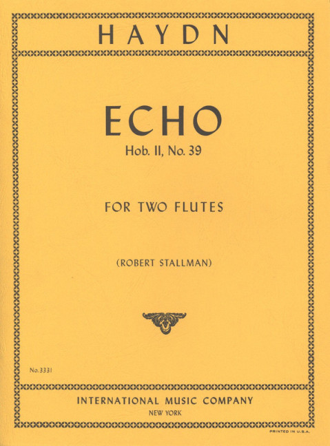 Front Cover Image Echo Hob II:39 