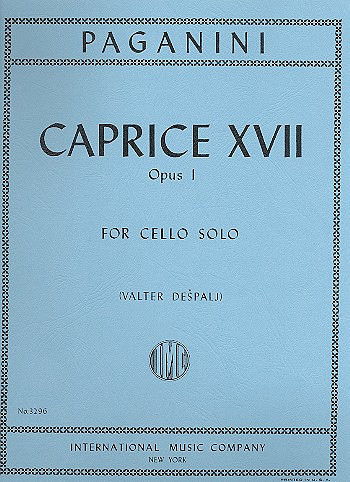 Front Cover Image Caprice XVII op 1/17 