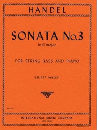 Front Cover Image Sonata No. 3 in G Major Op. 1/6 