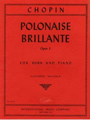 Front Cover Image Polonaise Brillante op. 3 