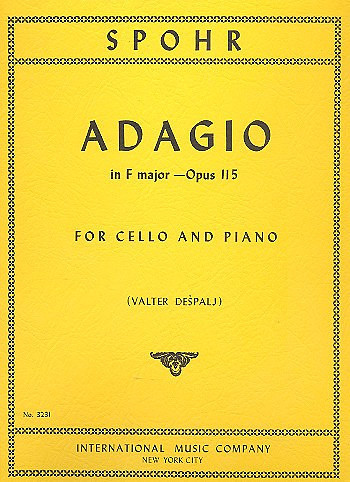 Front Cover Image Adagio in F major op. 115 