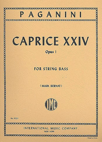 Front Cover Image Caprice XXIV op. 1/24 