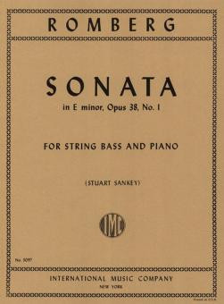 Front Cover Image Sonata E minor op. 38/1 