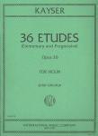 Front Cover Image 36 Studies op.20 