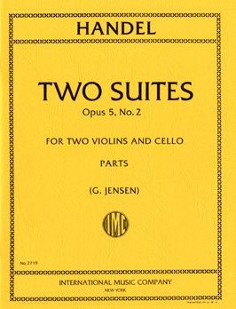 Front Cover Image Two Suites op. 5/2 