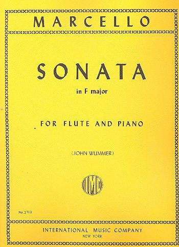 Front Cover Image SONATA Fmaj Fl Pft 