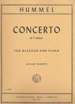 Front Cover Image Concerto F major 